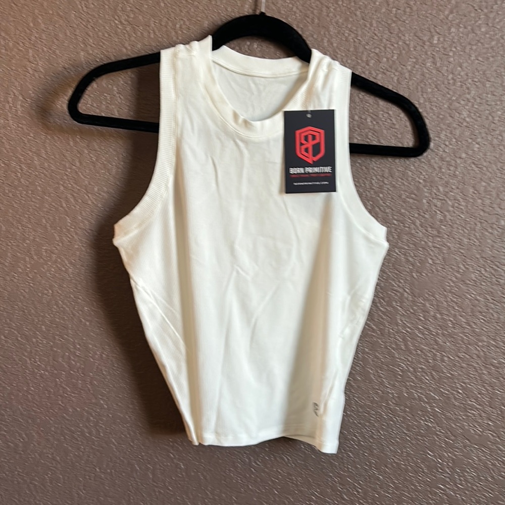 Racer back crop athletic top